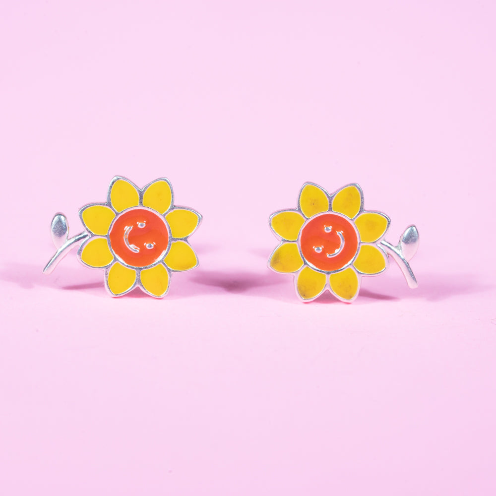 Flower combo studs