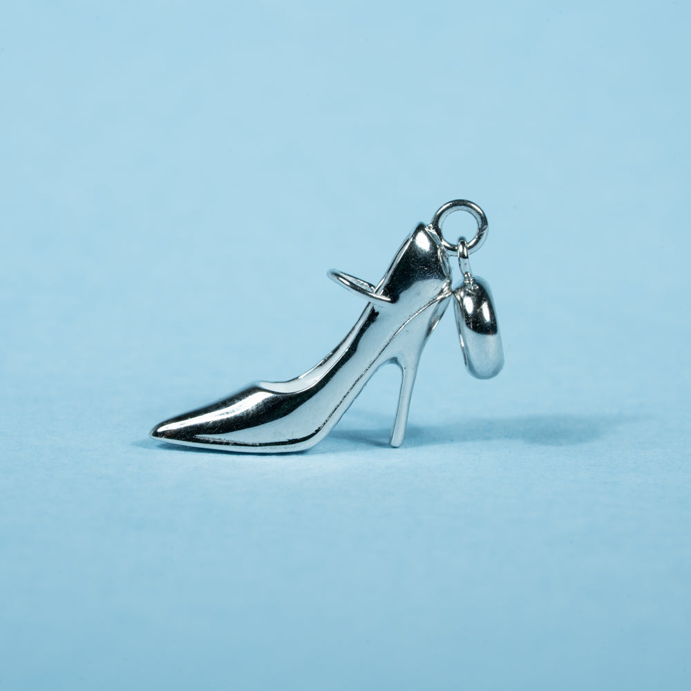 White heels Pendant