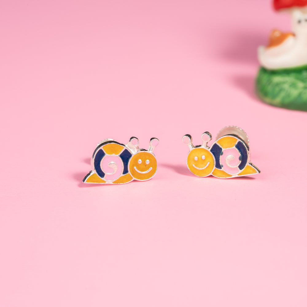 Shiny Snail Stud