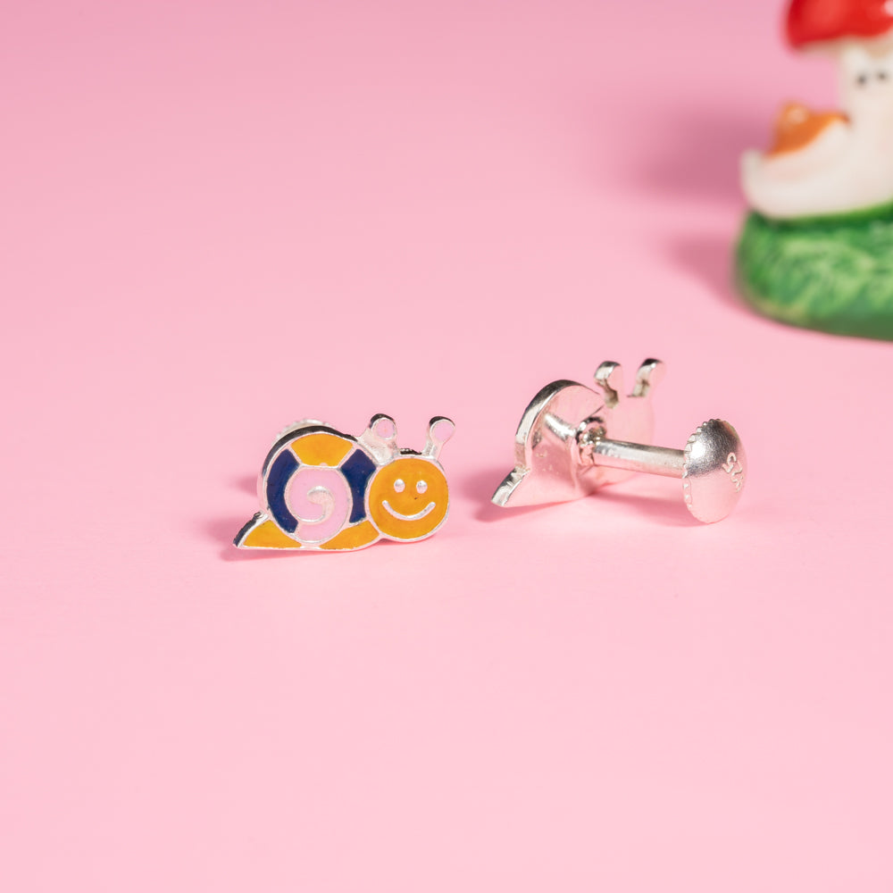 Shiny Snail Stud